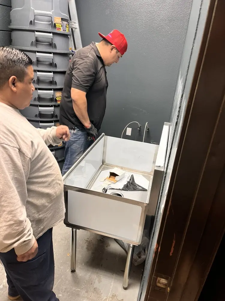 Commercial plumbing and sink installation in Radcliff